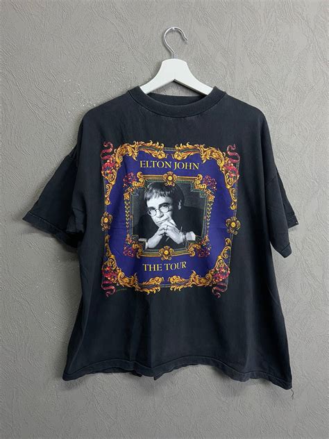 elton john versace t shirt|Elton John and diana.